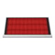 Compartimentage de tiroir STIER, bacs pour petites pièces, BLH 100 mm, dimensions intérieures 800x450 mm, 30 KTK 75x150 mm
