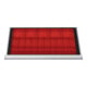 Compartimentage de tiroir STIER, bacs pour petites pièces, BLH 100 mm, dimensions intérieures 800x450 mm, 5 KTK 150x150 mm