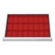 Compartimentage de tiroir STIER, bacs pour petites pièces, BLH 50 mm, dimensions intérieures 600x450 mm, 24 KTK 75x150 mm-1