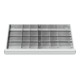 Compartimentage de tiroir STIER, séparations en métal, BLH 100/125 mm, dimensions intérieures 800x450 mm, 28 casiers-1