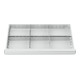 Compartimentage de tiroir STIER, séparations en métal, BLH 100/125 mm, dimensions intérieures 800x450 mm, 6 casiers-1