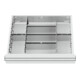 Compartimentage de tiroir STIER, séparations en métal, BLH 150/175 mm, dimensions intérieures 500x450 mm, 8 casiers-1