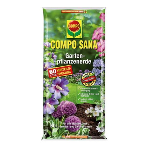 COMPO SANA Gartenpflanzenerde 60l