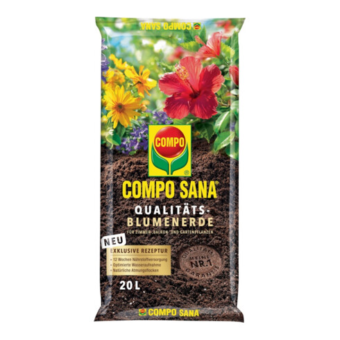 COMPO Terreau pour fleurs 20 L - Sana