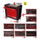 Composition pour servante d’atelier Performanceplus P25 avec 660 outils pour 8 tiroirs KS Tools