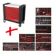 Composition pour servante d’atelier Performanceplus P25 avec 660 outils pour 8 tiroirs KS Tools