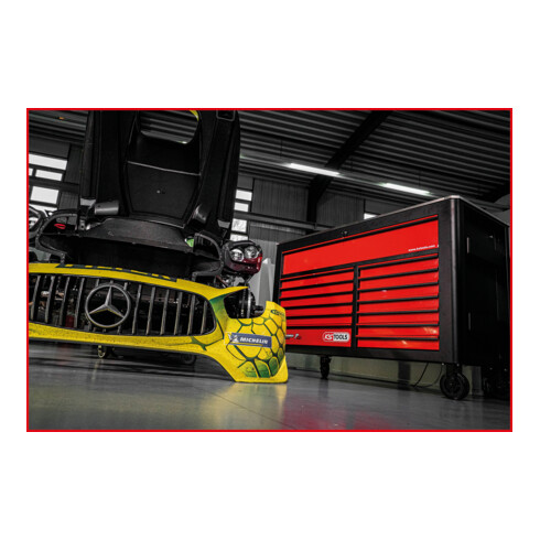 Composition pour servante d’atelier Performanceplus P45 avec 950 outils pour 13 tiroirs KS Tools