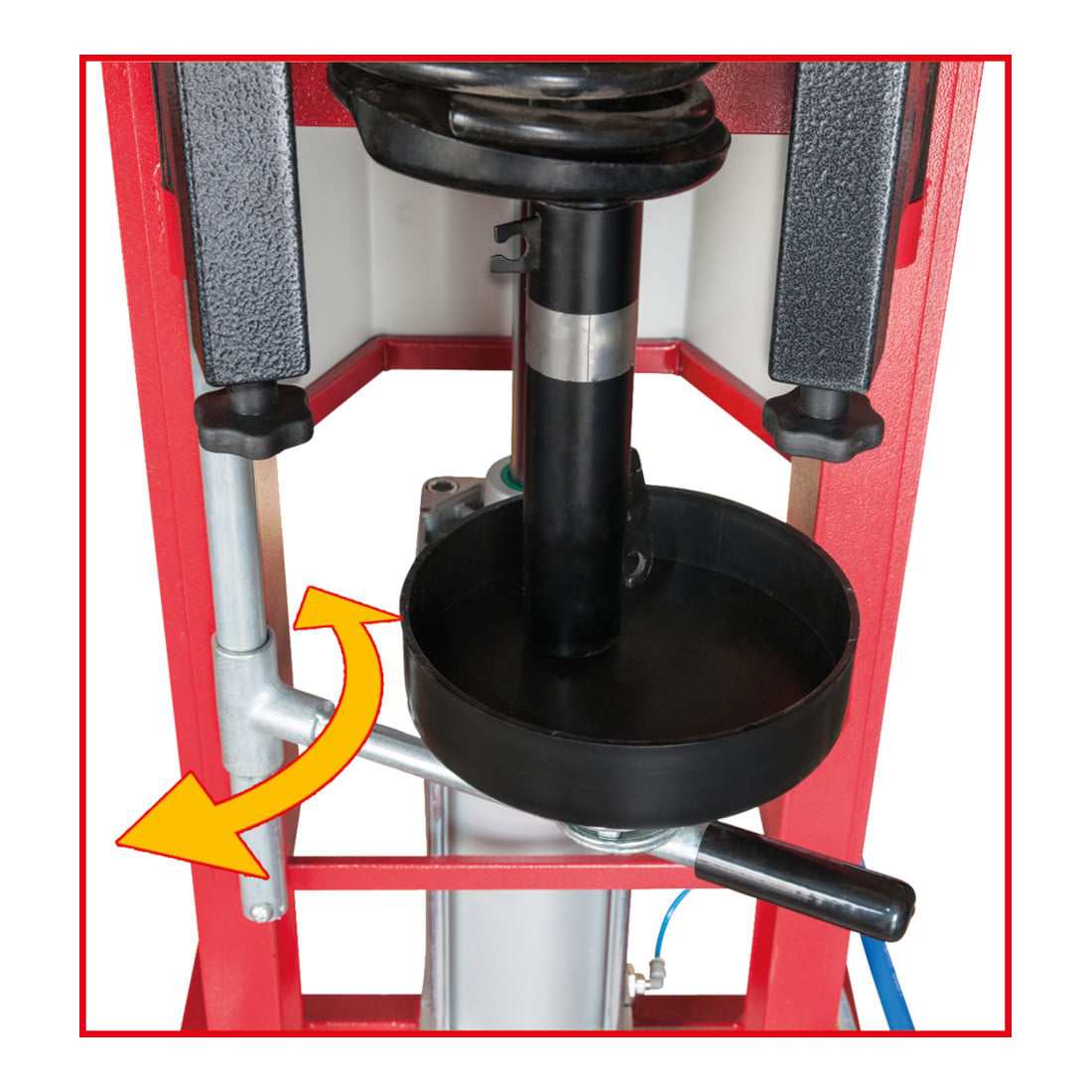Compresseur d'air comprimé KS Tools pour ressort de support, max. 10 bar