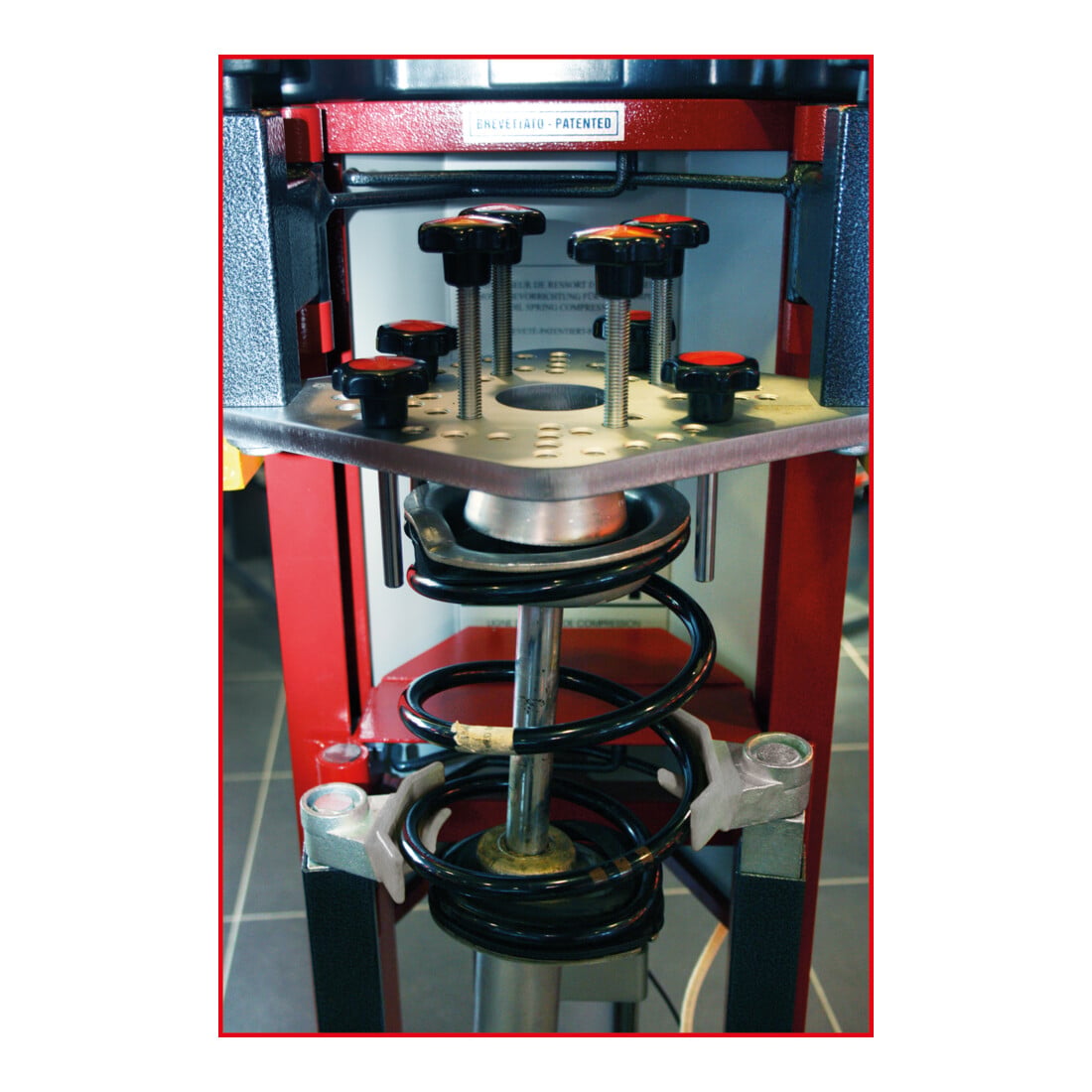 Compresseur d'air comprimé KS Tools pour ressort de support, max. 10 bar