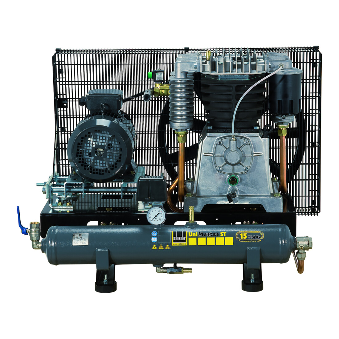 Compresseur Schneider UNM STB 780-15-10 avec interrupteur étoile-delta