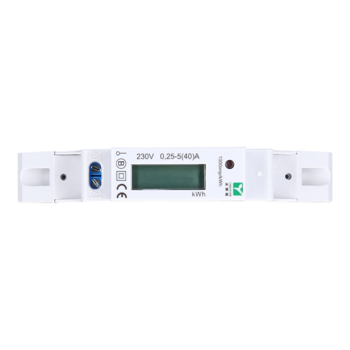 Compteur électrique efuturo KS Tools pour profilé chapeau, étalonné MID, monophase, 3,7 ou 7,4 kW