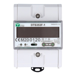 Compteur électrique efuturo KS Tools pour profilé chapeau, étalonné MID, triphase, 11 ou 22 kW