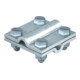 Connecteur croisé selon DIN EN 62561-1 rond / rond 8 - 10 mm acier galvanisé à chaud-1