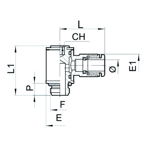 Schneider Connessione a innesto SVG-R15 L