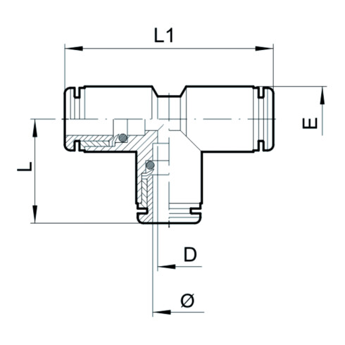 Schneider Connessione a innesto SVG-R5-T