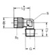 Raccord d'angle Schneider à visser WEV-NI-3