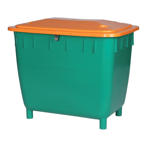 Conteneur de sel de déneigement 400 L carré sans toboggan de sortie