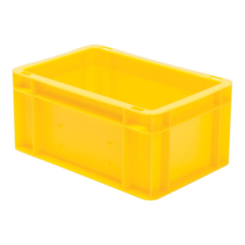 Conteneur de transport gerbable L300xl200xH145mm vert PP poignée traversante par
