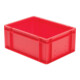 Conteneur de transport gerbable L400xl300xH175mm bleu PP poignée traversante par-1