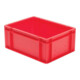 Conteneur de transport gerbable L400xl300xH175mm gris PP poignée traversante par-1