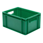 Conteneur de transport gerbable L400xl300xH210mm bleu PP poignée traversante par