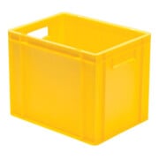 Conteneur de transport gerbable L400xl300xH320mm gris PP poignée traversante par