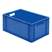 Conteneur de transport gerbable L600xl400xH270mm gris PP poignée traversante par