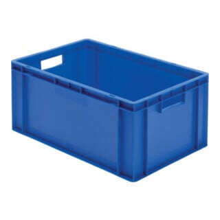 Conteneur de transport gerbable L600xl400xH270mm rouge PP poignée traversante pa