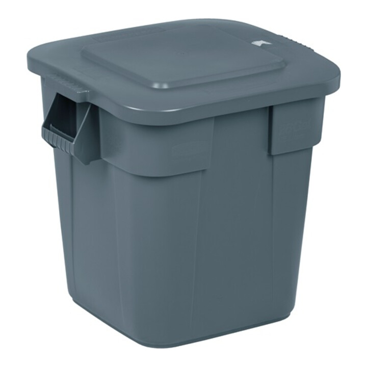 Conteneur polyvalent gris RUBBERMAID 151,5L PE 595x595x730mm