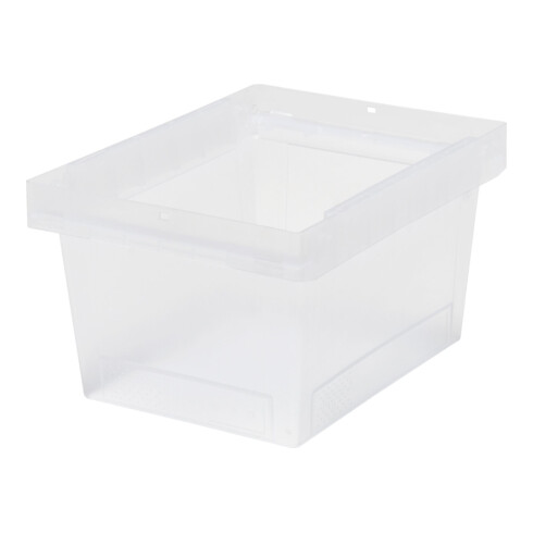 Conteneur réutilisable Bito sans accessoires/matières dangereuses / MB 43221 L400xL300xH223 mm, transparent