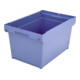 Conteneur réutilisable Bito sans accessoires/matières dangereuses / MB 64321R L600xL400xH323 mm, fond à côtes bleu tourterelle