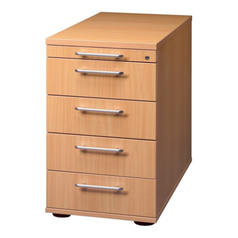 Conteneur sur pied Noyer 4 tiroirs
