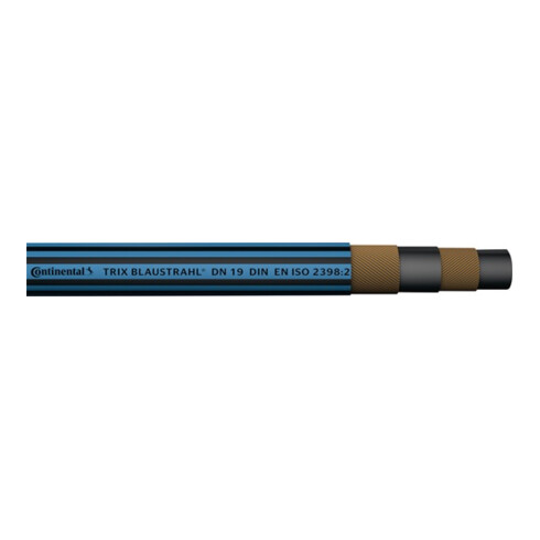 ContiTech Pressluftschlauch TRIX® Blaustrahl ID 25mm AD 39mm L.40m blau/schwarz NBR Rl.