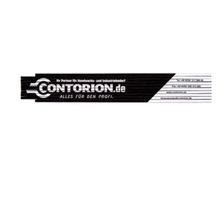 Contorion Holz-Gliedermaßstab 2 m schwarz