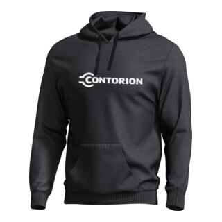 Contorion Hoodie schwarz "Profi am Werk"