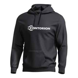 Contorion Hoodie schwarz "Profi am Werk"