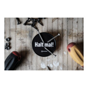Contorion Magnet-Clip "Halt mal!", schwarz, Ø 6,7 cm-2