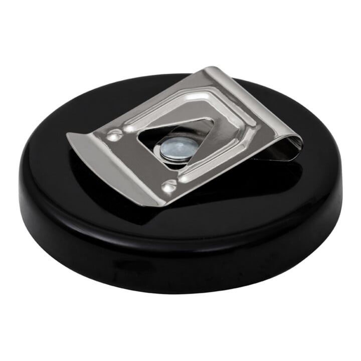Contorion Magnet-Clip "Halt mal!", schwarz, Ø 6,7 cm
