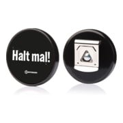 Contorion Magnet-Clip "Halt mal!", schwarz, Ø 6,7 cm