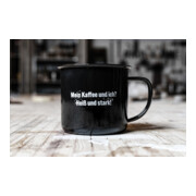Contorion Metall-Tasse "Mein Kaffee und ich? Heiß und stark!"-5