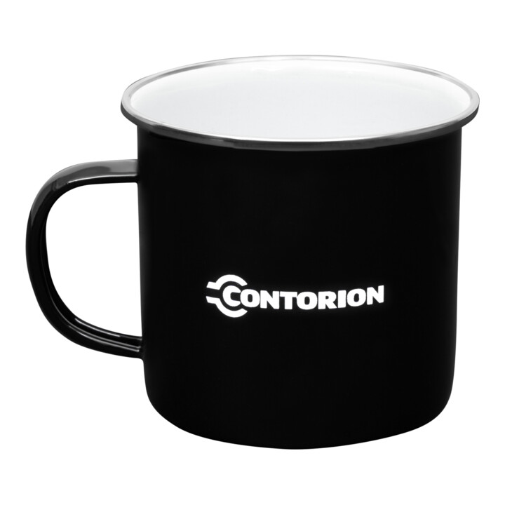 Contorion Metall-Tasse "Profi am Werk"