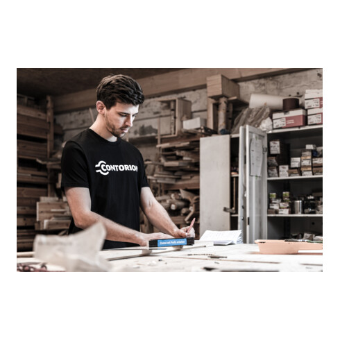 Contorion T-Shirt schwarz - ''Einmal mit Profis arbeiten''