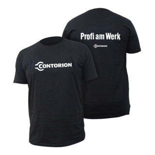 Contorion T-Shirt schwarz "Profi am Werk"