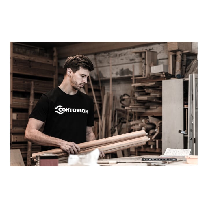 Contorion T-Shirt schwarz "Profi am Werk" S