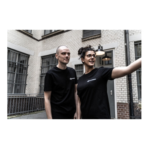 Contorion T-shirt zwart