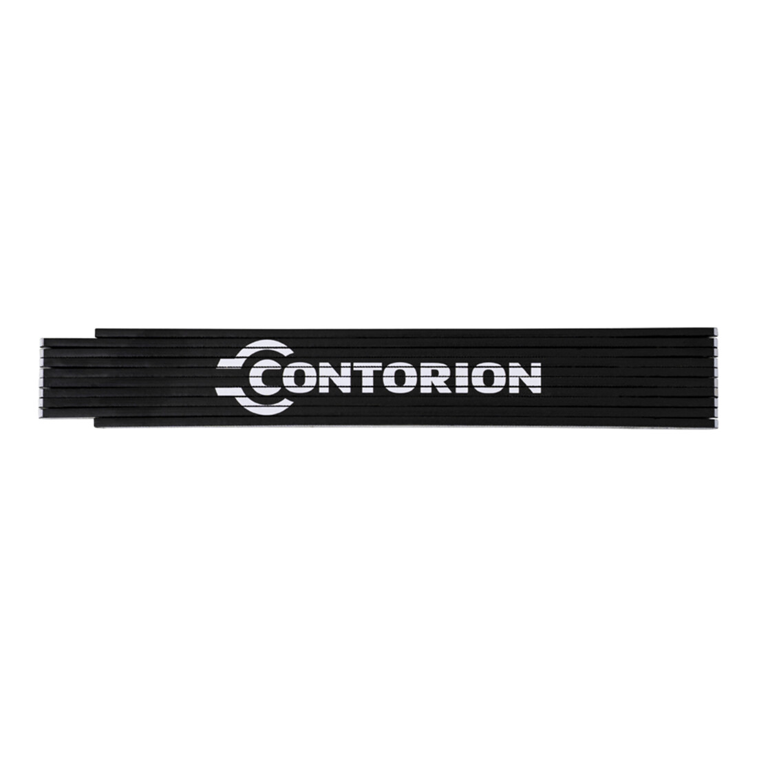 Contorion Zollstock 2 m schwarz mit Spruch