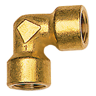Pièce d'angle RIEGLER laiton brillant intérieur / intérieur