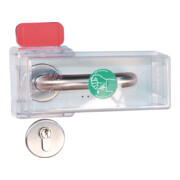 Contrôle de porte de secours GFS type K sécurité de poignées de porte plastique Macrolon transp.