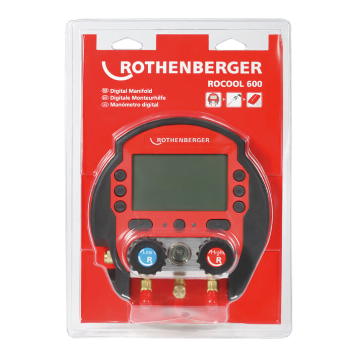 Contrôle du circuit de réfrigération Rothenberger ROCOOL 600 Set Blister