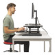 Convertisseur de bureau débout STIER avec réglage en hauteur hydraulique-4